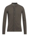 Roberto Collina Man Cardigan Dark Green Size 38 Cotton In Green