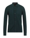 Roberto Collina Man Cardigan Dark Green Size 38 Merino Wool