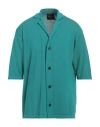 Roberto Collina Man Cardigan Emerald Green Size 38 Cotton