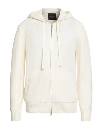 Roberto Collina Man Cardigan Ivory Size 44 Merino Wool