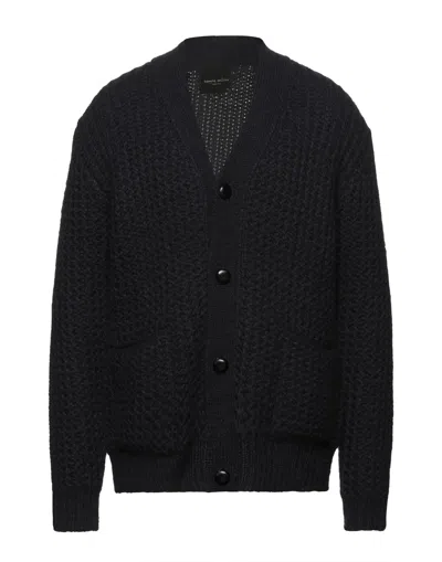Roberto Collina Cardigans In Dark Blue