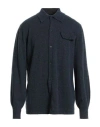 Roberto Collina Man Cardigan Midnight Blue Size 40 Merino Wool, Cashmere