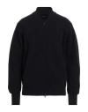 Roberto Collina Man Cardigan Midnight Blue Size 44 Merino Wool