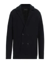 Roberto Collina Man Blazer Navy Size 46 Merino Wool, Cashmere In Navy Blue