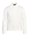 Roberto Collina Man Cardigan Off White Size 38 Cotton