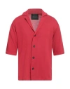 Roberto Collina Man Cardigan Red Size 38 Cotton