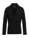 Roberto Collina Man Jacket Black Size 42 Merino Wool