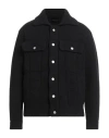 Roberto Collina Man Jacket Black Size 42 Wool, Cashmere
