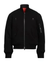 Roberto Collina Man Jacket Black Size 44 Polyester, Viscose, Elastane