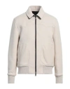 Roberto Collina Man Jacket Off White Size 38 Polyester, Viscose, Elastane