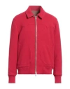 Roberto Collina Man Jacket Red Size 42 Polyester, Viscose, Elastane In Red
