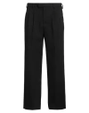 Roberto Collina Man Pants Black Size 36 Polyester, Viscose, Elastane