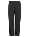 Roberto Collina Man Pants Black Size 38 Polyester, Linen, Cotton In Black