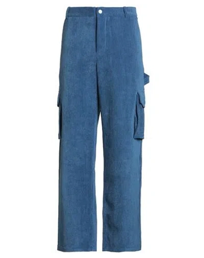 Roberto Collina Man Pants Blue Size 32 Polyester, Polyamide, Elastane