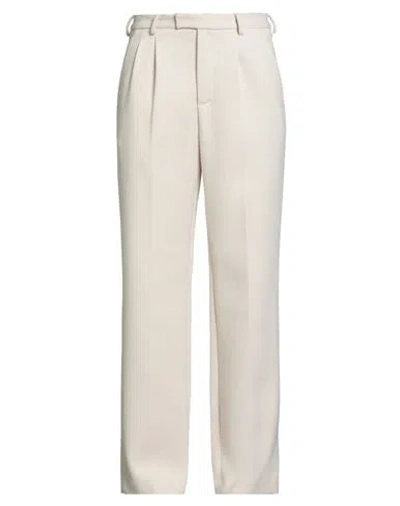 Roberto Collina Man Pants Cream Size 32 Polyester, Viscose, Elastane In White
