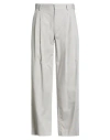 Roberto Collina Man Pants Light Grey Size 32 Cotton In Gray