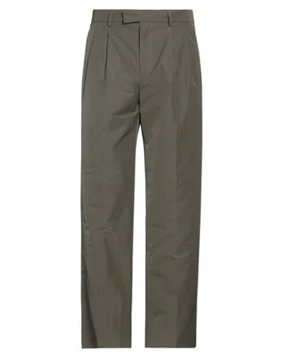 Roberto Collina Man Pants Military Green Size 36 Polyester, Cotton