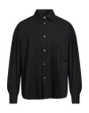 Roberto Collina Man Shirt Black Size 42 Cotton