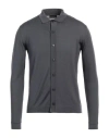 Roberto Collina Man Shirt Lead Size 36 Merino Wool In Grey