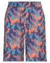 Roberto Collina Man Shorts & Bermuda Shorts Blue Size 32 Viscose