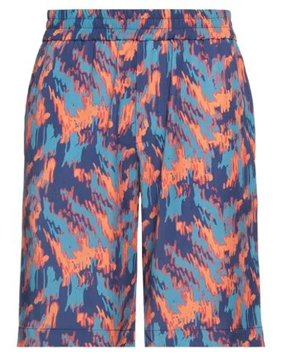 Roberto Collina Man Shorts & Bermuda Shorts Blue Size 32 Viscose