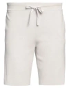 Roberto Collina Man Shorts & Bermuda Shorts Light Grey Size 32 Cotton, Nylon, Elastane In Grey