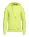 Roberto Collina Man Sweater Lime Green Size 38 Cotton, Nylon, Elastane
