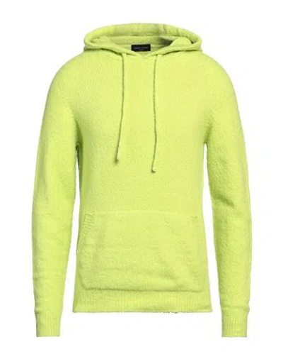 Roberto Collina Man Sweater Acid Green Size 38 Cotton, Nylon, Elastane