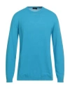 Roberto Collina Man Sweater Azure Size 42 Cashmere