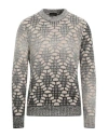 Roberto Collina Man Sweater Beige Size 40 Mohair Wool, Nylon, Wool In Beige
