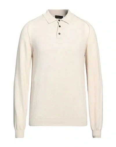 Roberto Collina Man Sweater Beige Size 38 Merino Wool, Cashmere