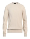 Roberto Collina Man Sweater Beige Size 42 Wool, Cashmere