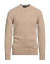 Roberto Collina Man Sweater Beige Size 44 Baby Alpaca Wool, Nylon, Wool