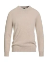 Roberto Collina Man Sweater Beige Size 44 Cashmere, Alpaca Wool