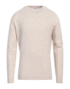 Roberto Collina Man Sweater Light Grey Size 44 Cashmere, Silk, Polyester