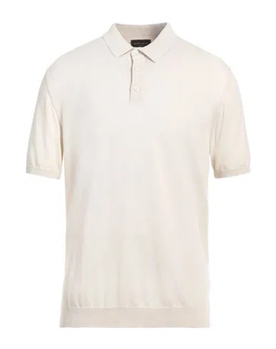 Roberto Collina Man Sweater Beige Size 44 Cotton