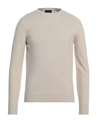 Roberto Collina Man Sweater Beige Size 44 Merino Wool, Cashmere