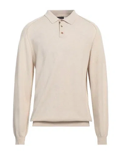 ROBERTO COLLINA ROBERTO COLLINA MAN SWEATER BEIGE SIZE 44 WOOL, CASHMERE