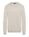 Roberto Collina Man Sweater Beige Size 46 Merino Wool In Sand