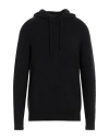 Roberto Collina Man Sweater Black Size 40 Cotton, Nylon, Elastane
