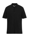 Roberto Collina Basic Polo T-shirt In Black