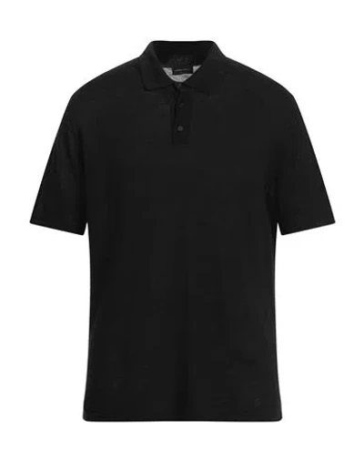 ROBERTO COLLINA ROBERTO COLLINA MAN SWEATER BLACK SIZE 40 LINEN