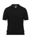 Roberto Collina Man Sweater Black Size 40 Linen