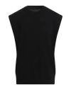Roberto Collina Man Sweater Black Size 40 Merino Wool, Cashmere