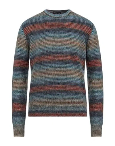 Roberto Collina Man Sweater Black Size 42 Nylon, Synthetic Fibers, Mohair Wool, Alpaca Wool, Wool In Black