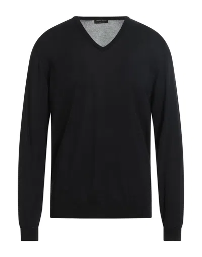 Roberto Collina Sweaters In Black