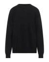 Roberto Collina Man Sweater Black Size 44 Merino Wool, Cashmere In Blue