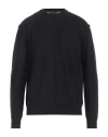 Roberto Collina Man Sweater Black Size 44 Mohair Wool, Nylon, Merino Wool