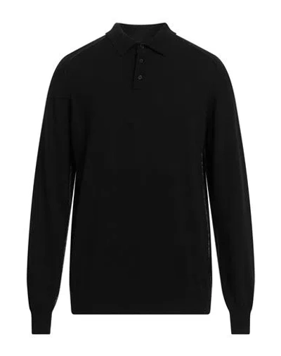 Roberto Collina Man Sweater Black Size 44 Wool, Cashmere