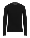 Roberto Collina Man Sweater Black Size 46 Merino Wool, Cashmere